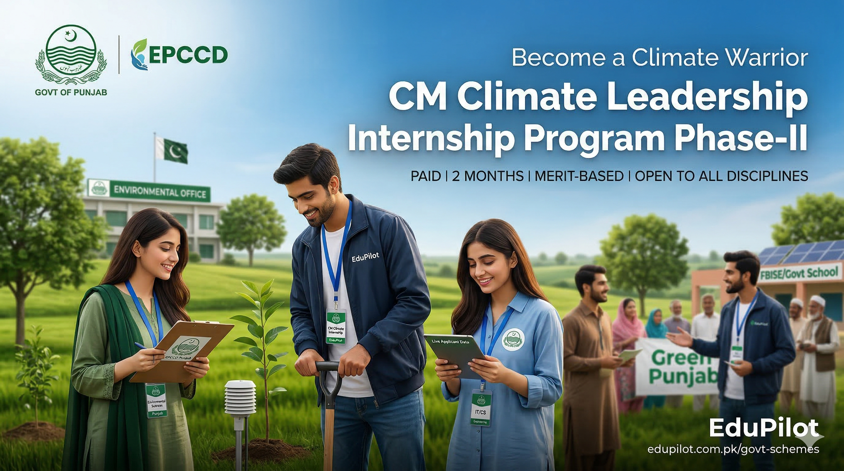 CM Punjab Climate Leadership Internship Program Phase-II (2026)